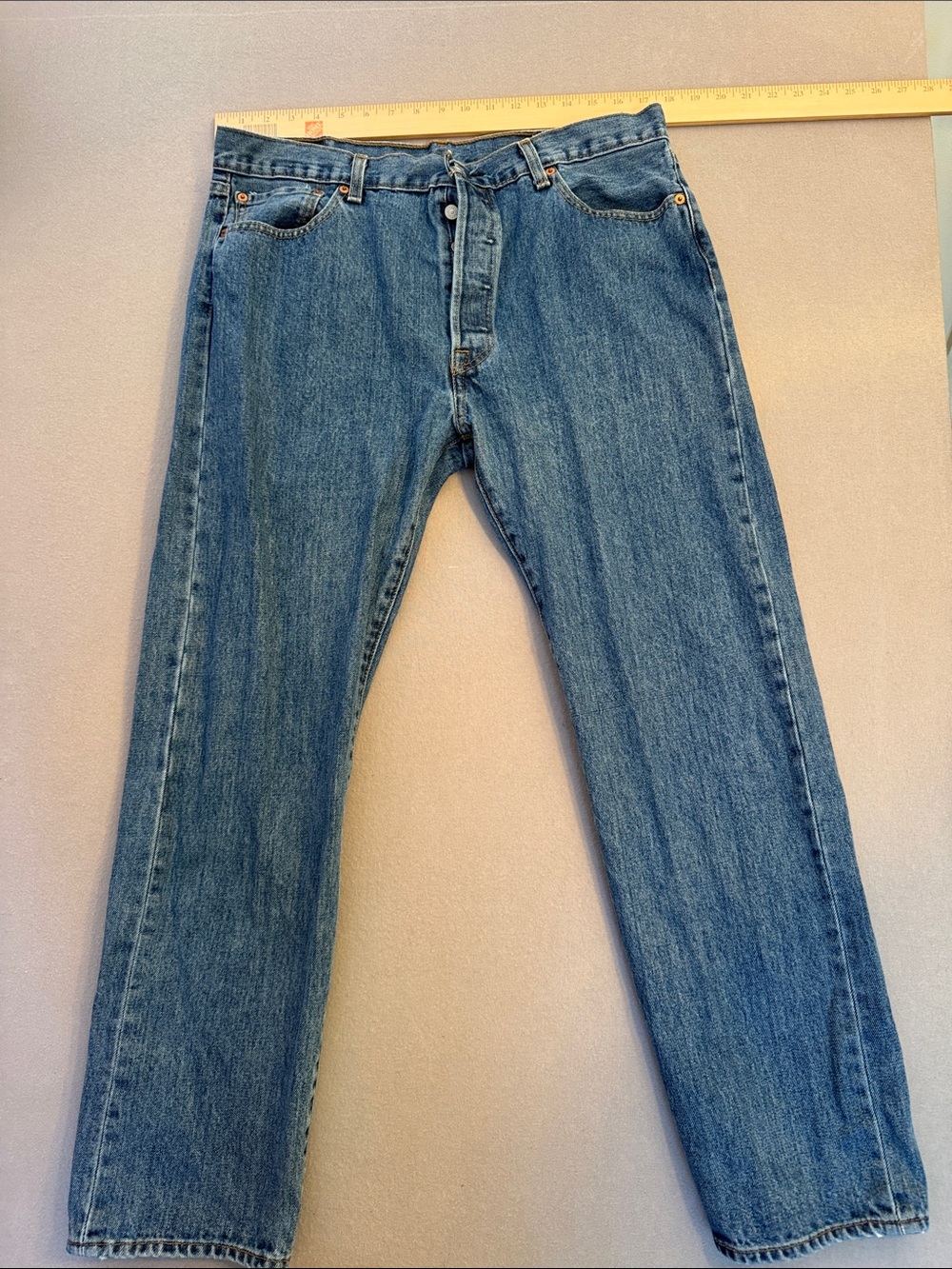 Levi’s 501 Original Fit Jeans Medium Wash W36 L30 Button Fly